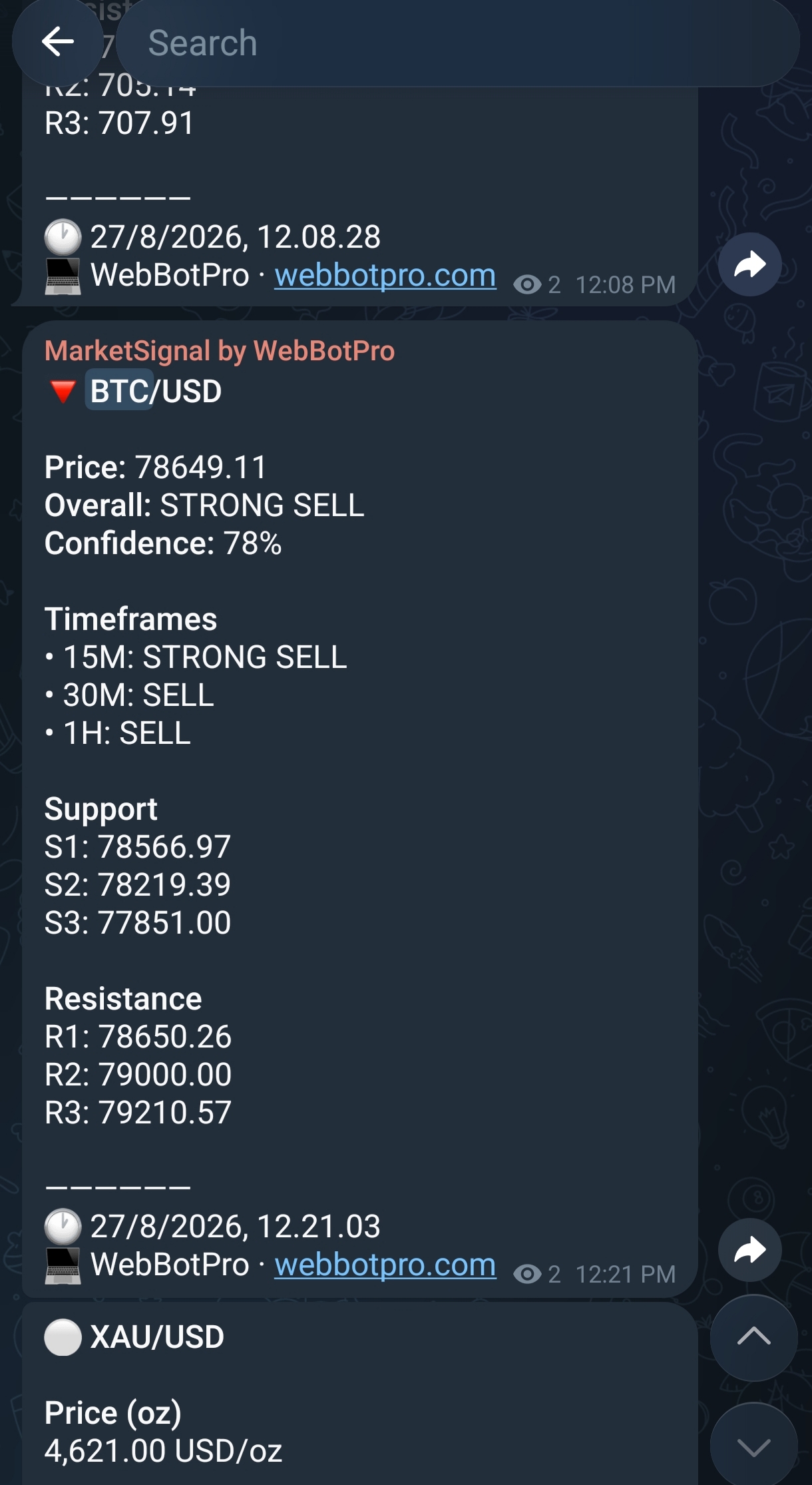 WhatsApp Market Signal
